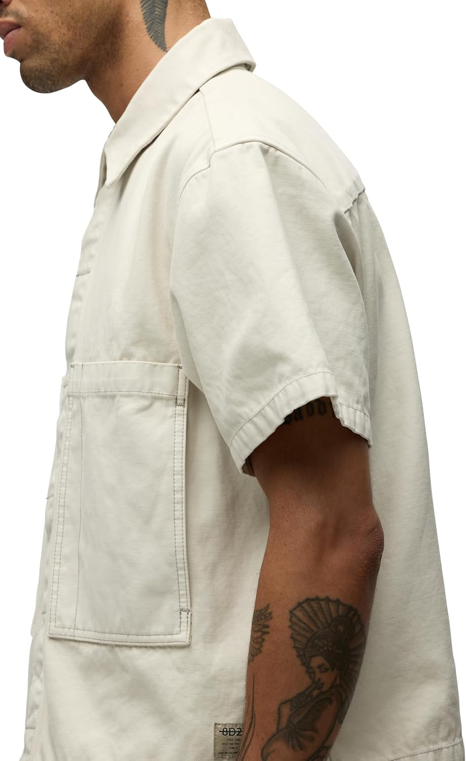 HUDSON Mens Plaid Flannel Shirt - Image 6