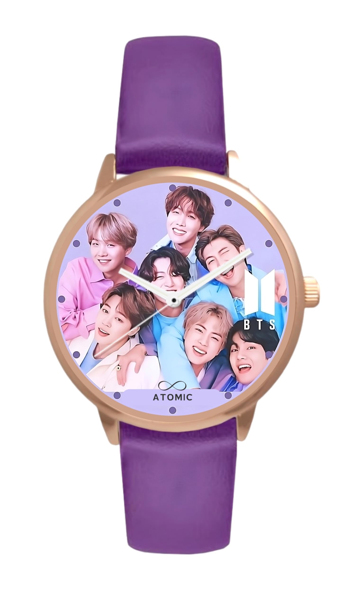 Atomic BTS Purple-26 Rosegold Watch | Girls | Premium Rosegold Watch (B0D4T67S3S) Amazon Price History, Amazon Price Tracker