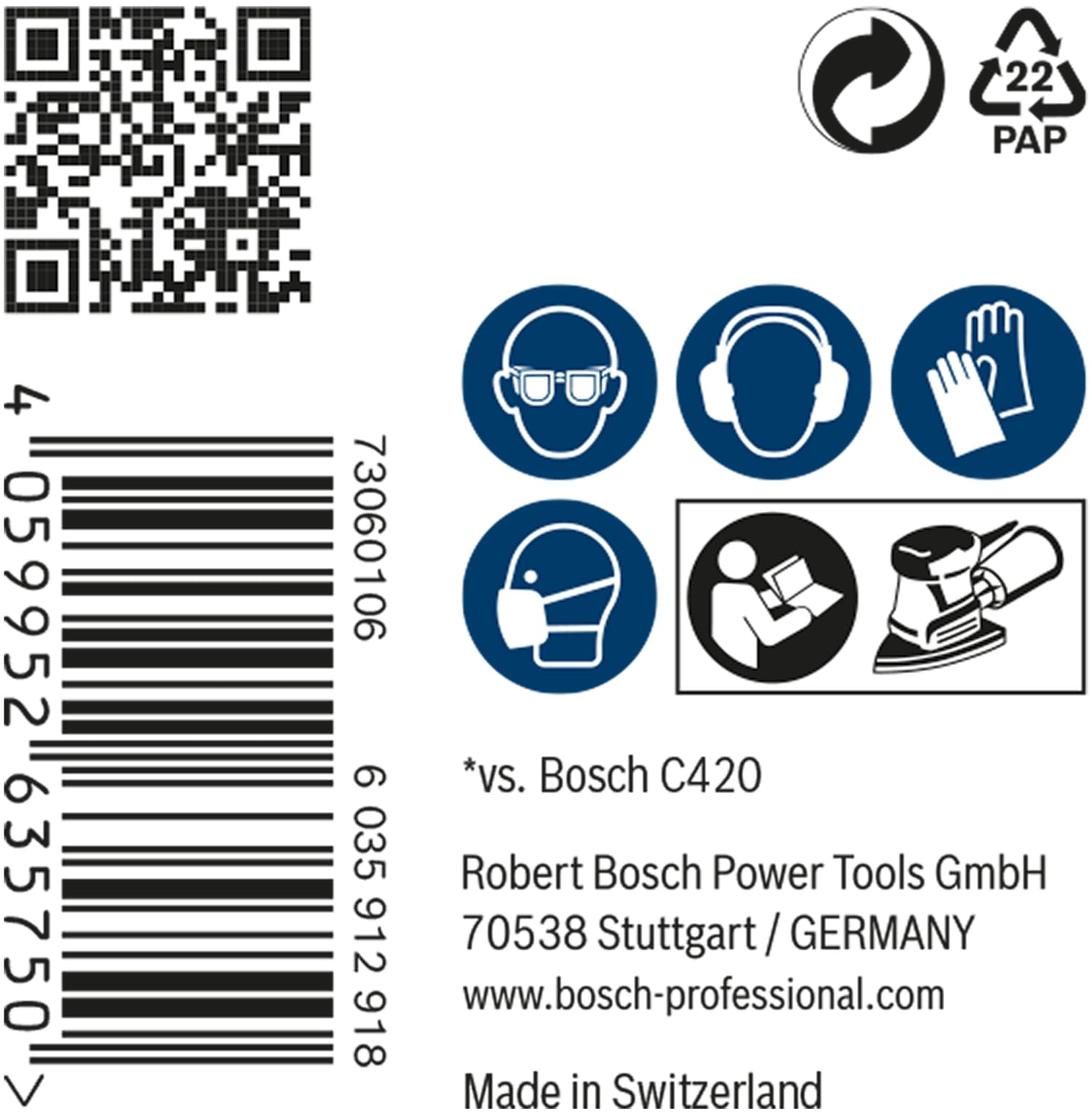 Bosch Juego de 50 redes de lija EXPERT M480 (para pintura sobre madera, madera dura, diámetro de 100 x 150 mm, grano 180, accesorio profesional)