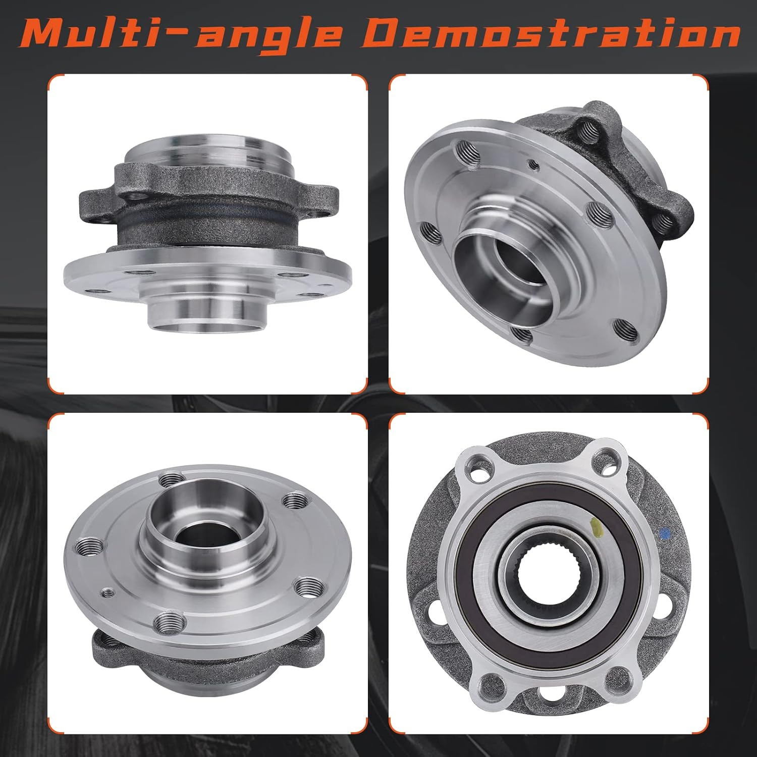 DRIVESTAR 513253 Front Wheel Hub & Bearing Assembly for Audi A3 TT for Volkswagen Golf/Jetta/Passat