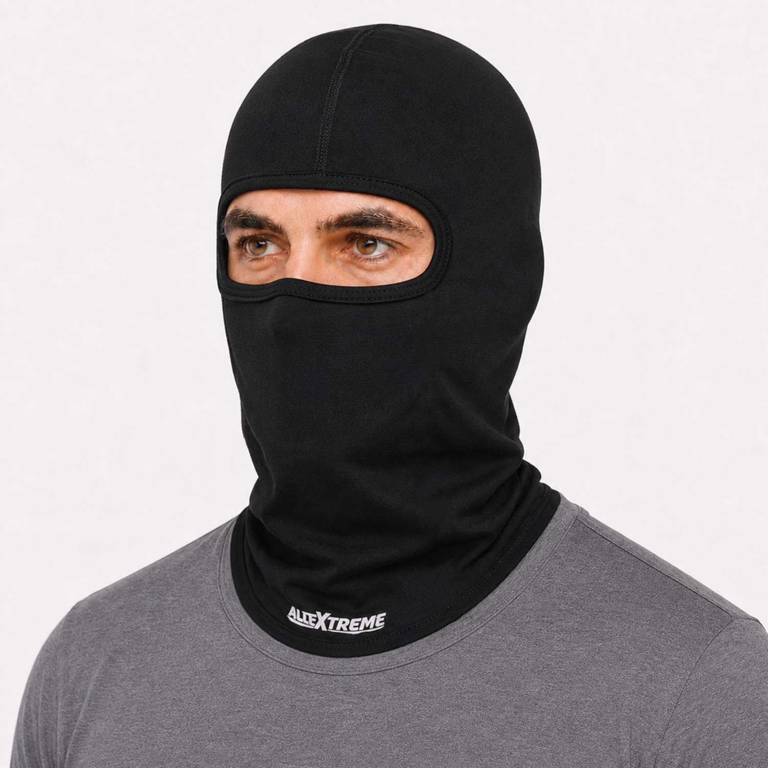 Full Face Mask for Riders Anti-Pollution UV Sun Protection Pin Mesh Balaclava Neck Cover Bandana Helmet Liner for Men & Women Biker Hiking Cycling Pro