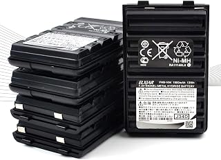 elxjar (5-Pack) 7.2V 1800mAh Ni-MH Battery Pack Compatible for Yaesu Vertex FNB-V94 FNB-83 FT-60R FNB-V57 FNB-64 VX-410 VX-420 VX-420A VX-150 VX-160 VX-170 VX-180 FT-270 Two Way Radio