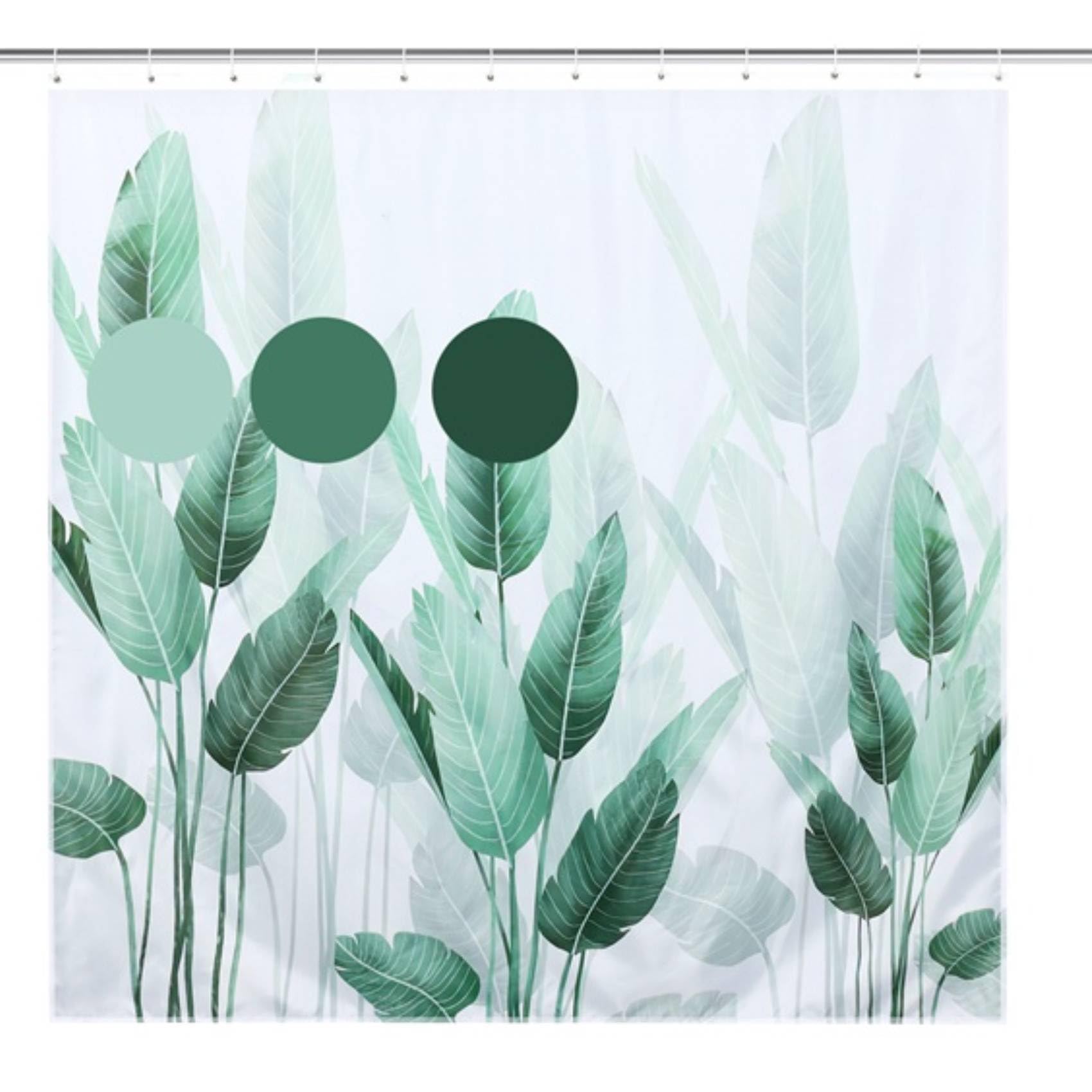 Nizeami Shower Curtain With 12 Hooks 180X180cm Waterproof Mould Proof Quick-Drying Bathroom Curtain Shower Curtains For Bathroom Wet Room Shower Bath Tub