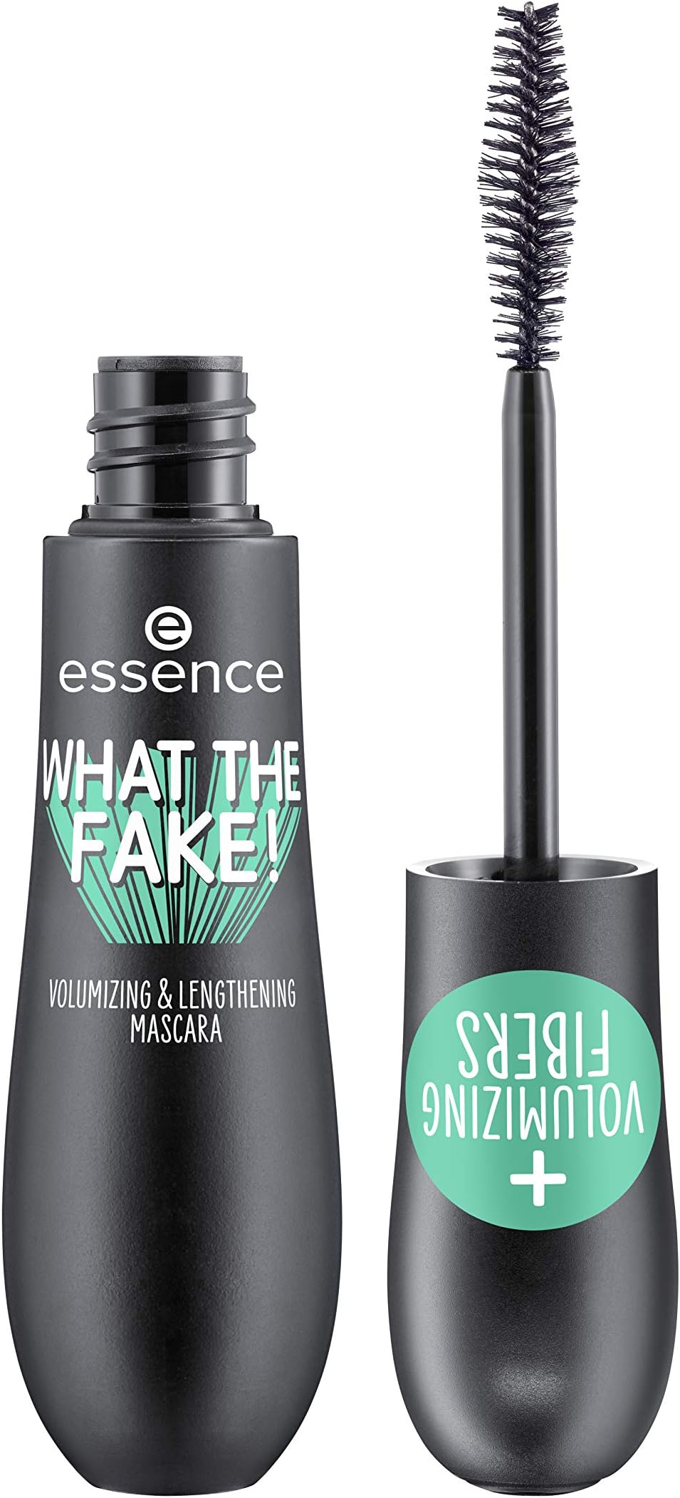| What the Fake! Volumizing & Lengthening Fiber Mascara | Paraben Free | Cruelty Free (Pack of 1)