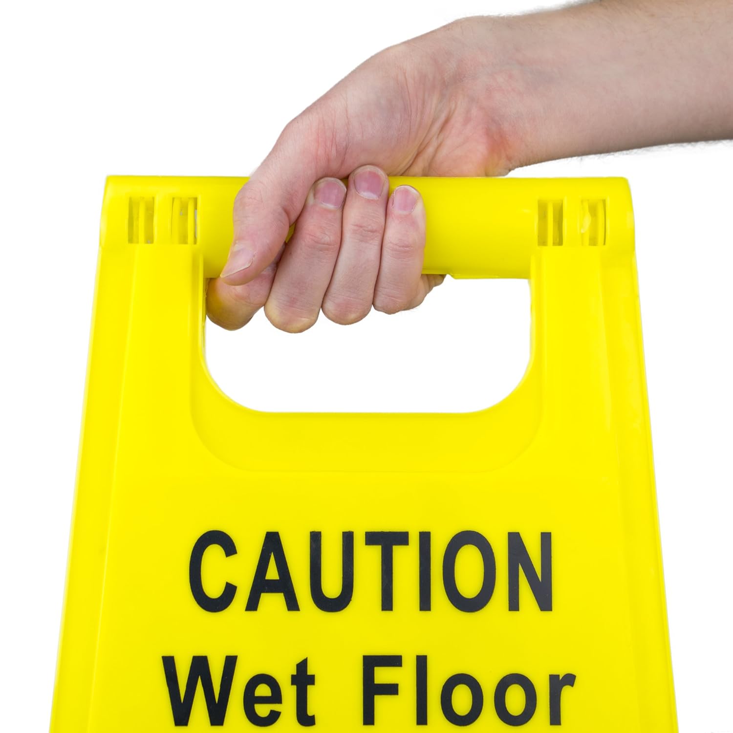 Bolthead Industrial 3-Pack of Yellow Caution Wet Floor Signs, Original Version 2-Sided Bilingual Warning - Slip & Fall Accident Prevention: Industrial & Scientific