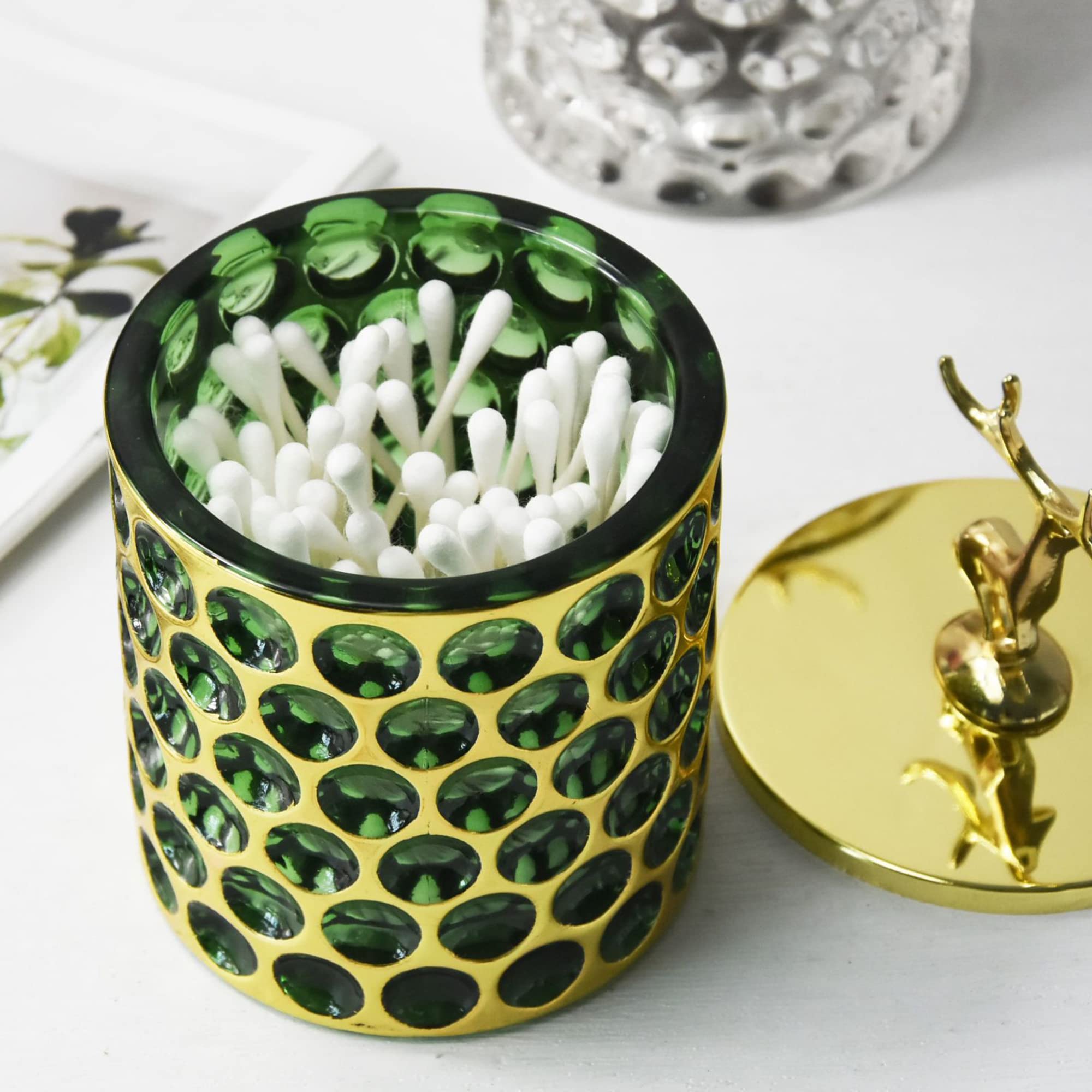 ビンテージ コットンジャー キャニスター ビンテージ コットンジャー