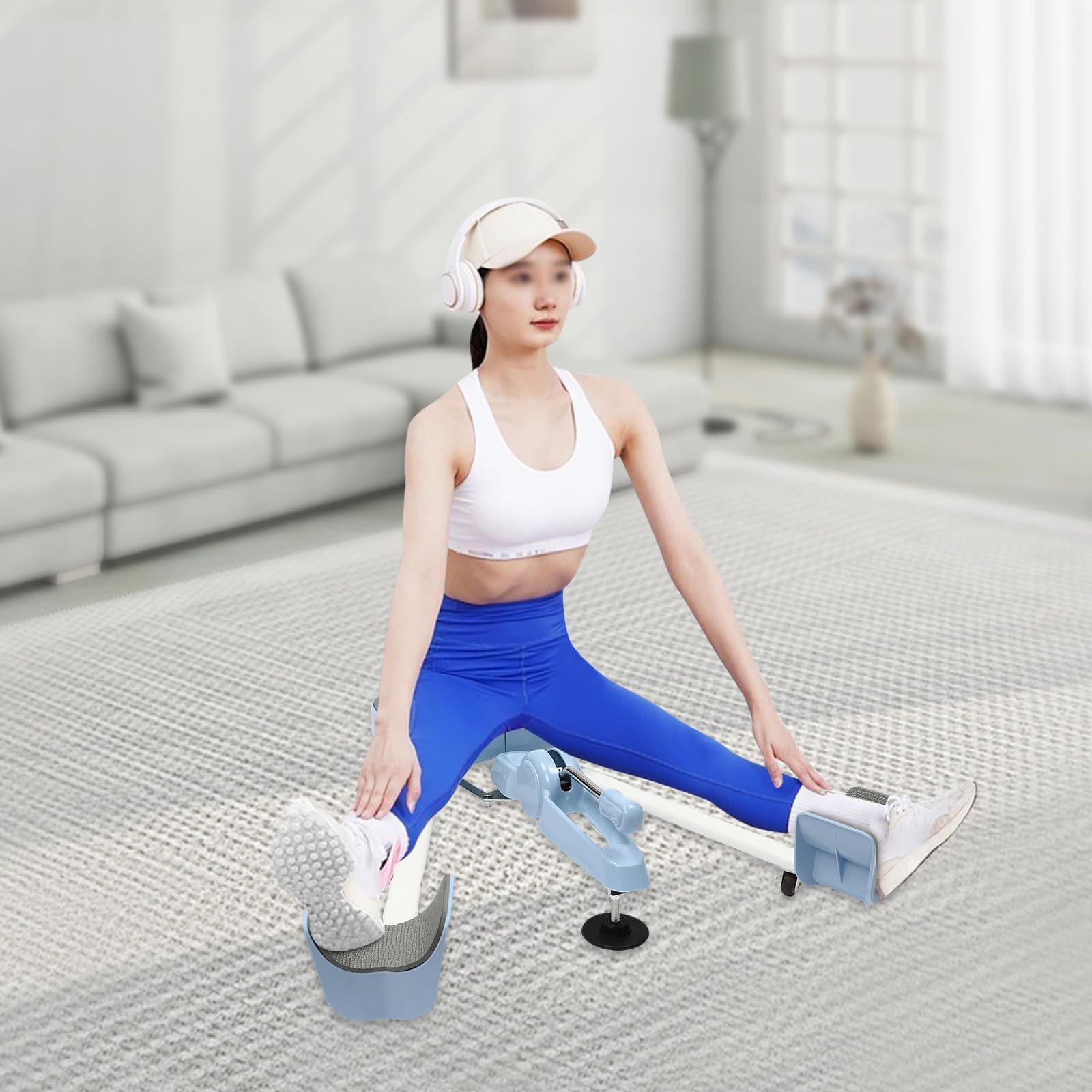Máquina de remo hidráulica totalmente móvil ajustable con monitor LCD de ajuste suave y riel largo para ejercicios de cardio, máquina de remo para el hogar, máquina de remo magnética con 16 niveles de
