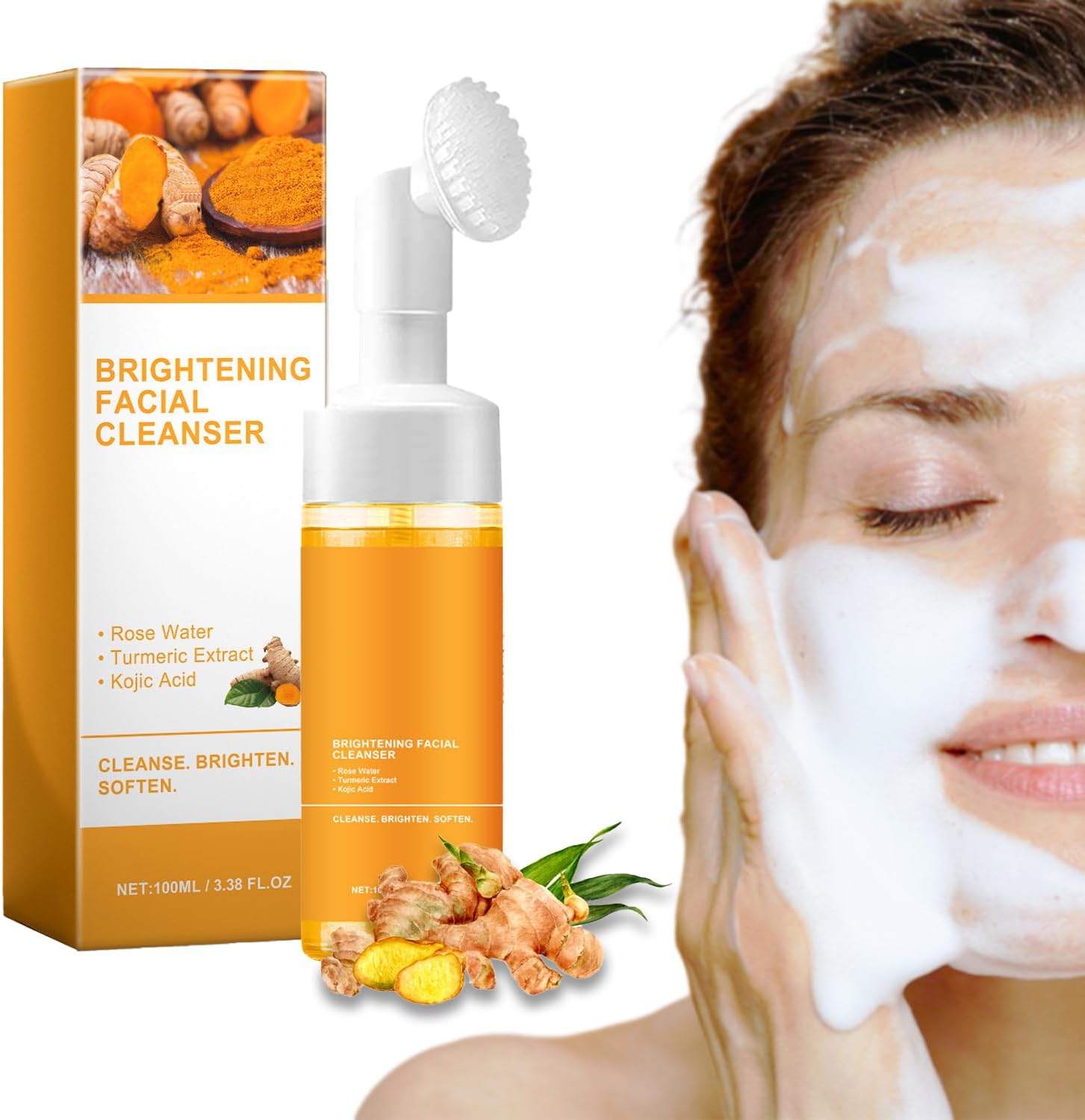 Turmeric Facial Cleanser, Turmeric Facial Wash, Turmeric