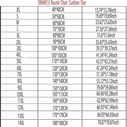 Miniatura 2 de Cojín colgante para silla de hamaca, cojín para tumbona para interiores y exteriores, cojín redondo grueso para silla de huevo, cojín de asiento