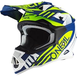 Casco Trail Silencioso ONEAL | Casco de Motocross | MX Enduro | Carcasa de ABS, Norma de Seguridad ECE 22.05, Ventilaciones para una óptima ventilación y refrigeración | Casco 2SRS Spyde 2.0 | Adulto