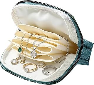 ジュエリーポーチ | 軽量・安全 整理,小さなジュエリーバッグ | 女性用 ブレスレット 自宅 オフィス 通勤 パーティ 屋内 屋外 アクティビティ 旅行 日常