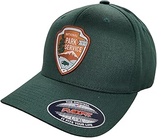 National Park Service flexfit hat with NPS woven patch