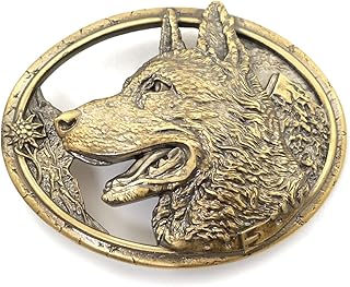 German Shepherd belt buckle, Shepherd breed dog solid brass belt buckle, German Shepherd dog head, Gift for German shepherd lovers