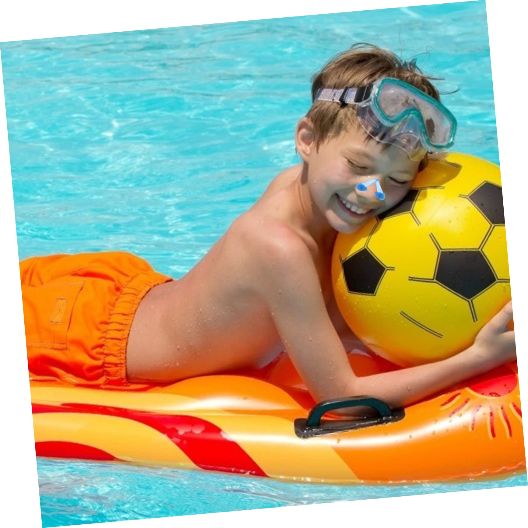 30 STK Nasenklammer Schwimmzubehör für Kinder Pincher praktischer Nasenclip Swimming Nose Clip Schwimmnasenclip strapazierfähiger Nasenclip Schwimmender Nasenclip Kieselgel Blue