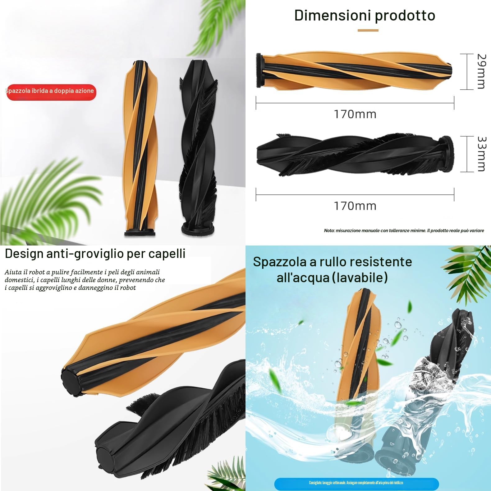 Accessori per Dreame L40s Pro Ultra X50 Ultra Complete,L50 Pro Ultra Mocio X6; Sacchetti X4; Filtro HEPA X4; Spazzole Principali X2; Spazzole Laterali X4