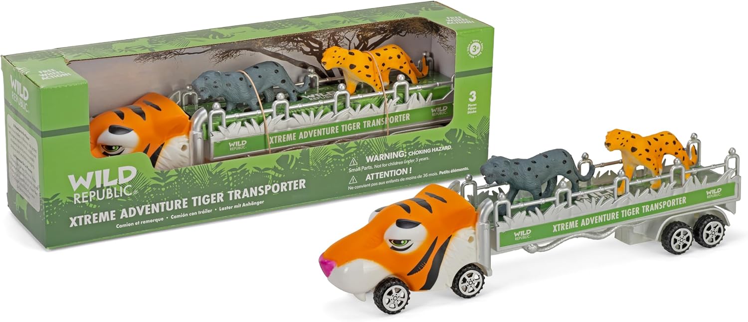 Wild Republic Transporters, Africa Truck, Kids Gifts, African Toy, Xtreme Transport