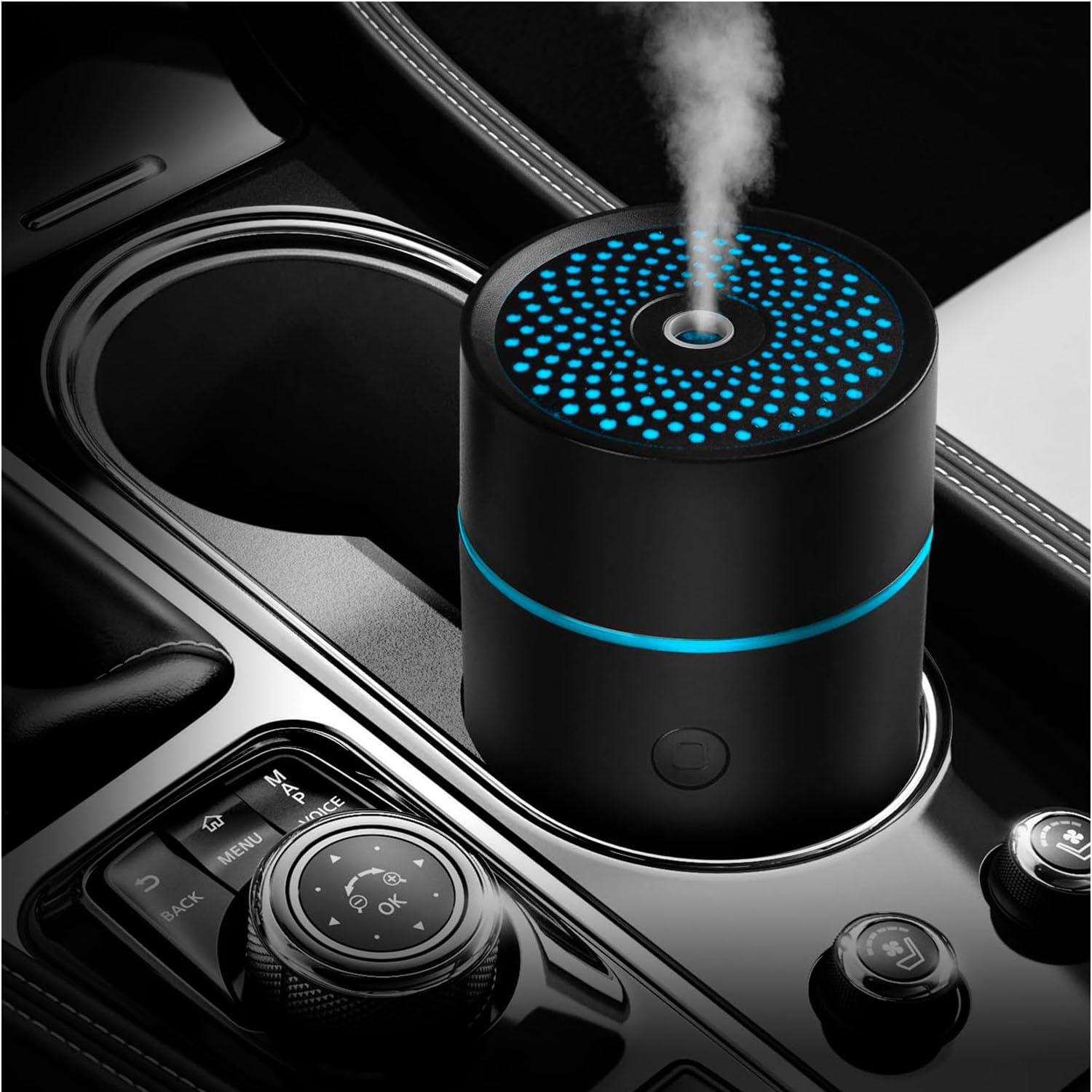 Joyzzz Car Diffuser, Fragrance Car Air Fresheners, Car Air Freshener Diffuser for Essential Oils, USB-Powered Mini Ultrasonic Mist Humidifier, Car Air Purifier, Essential Oil Diffuser for Vehicle