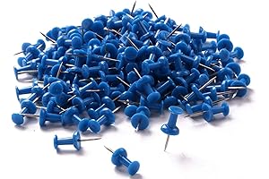Tupalizy Decorative Blue Push Pins: Enhance Your Bulletin Board with Vibrant Style
