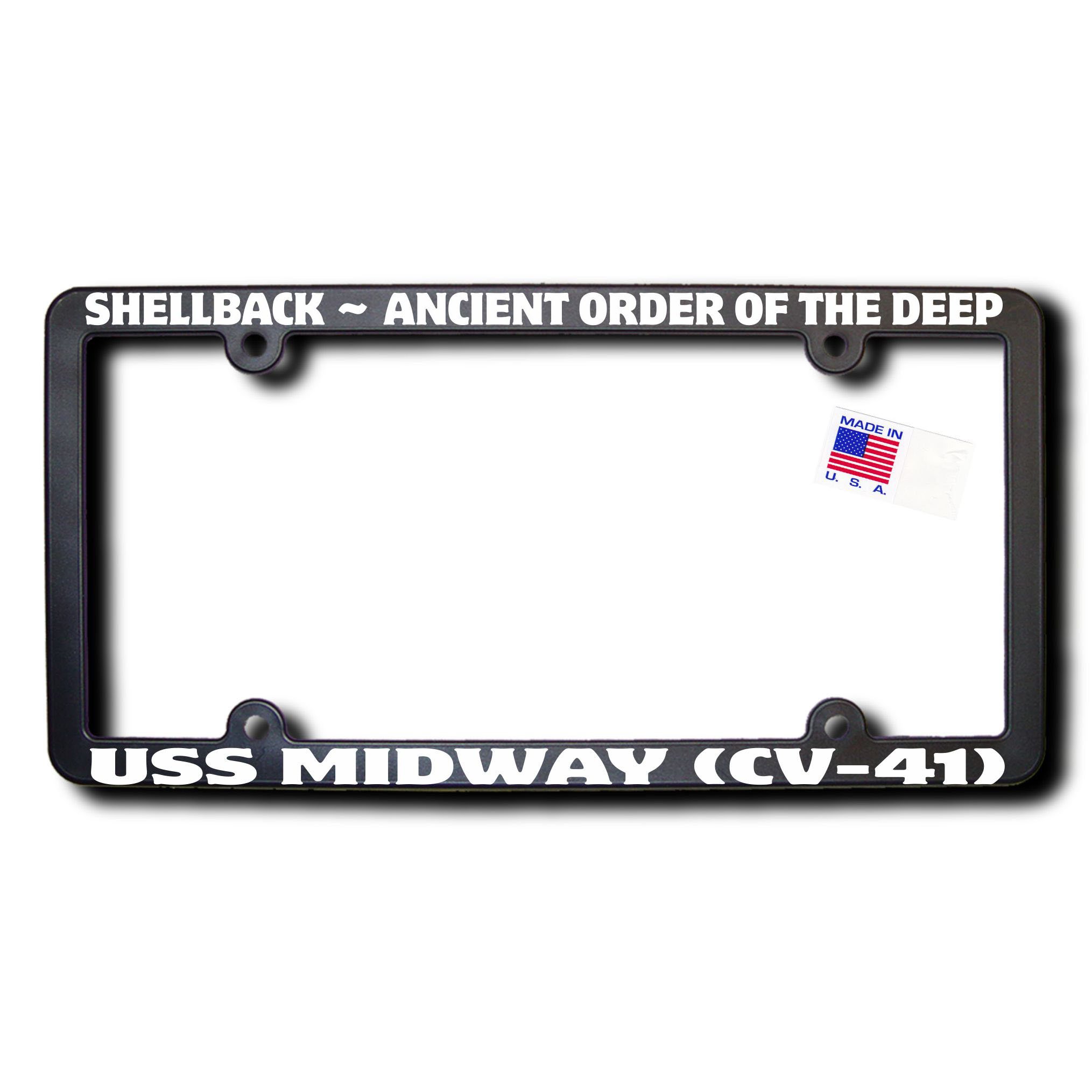 Shellback USS Midway (CV-41) License Frame