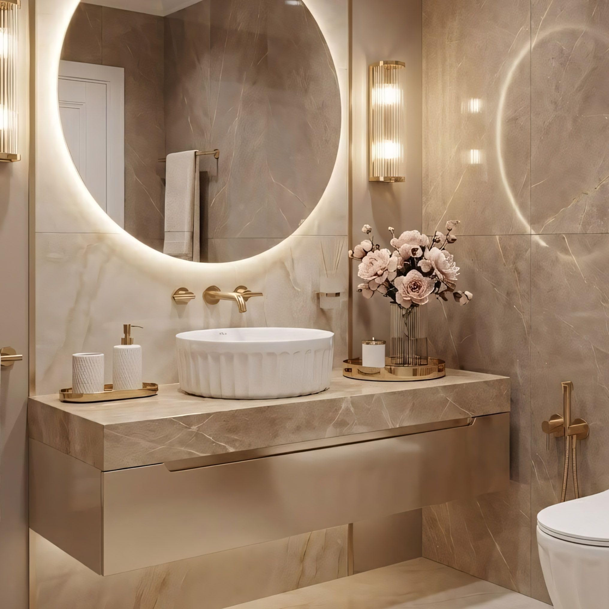 Lavabo Sobre Encimera Rea Duo White 38X38X14,5Cm