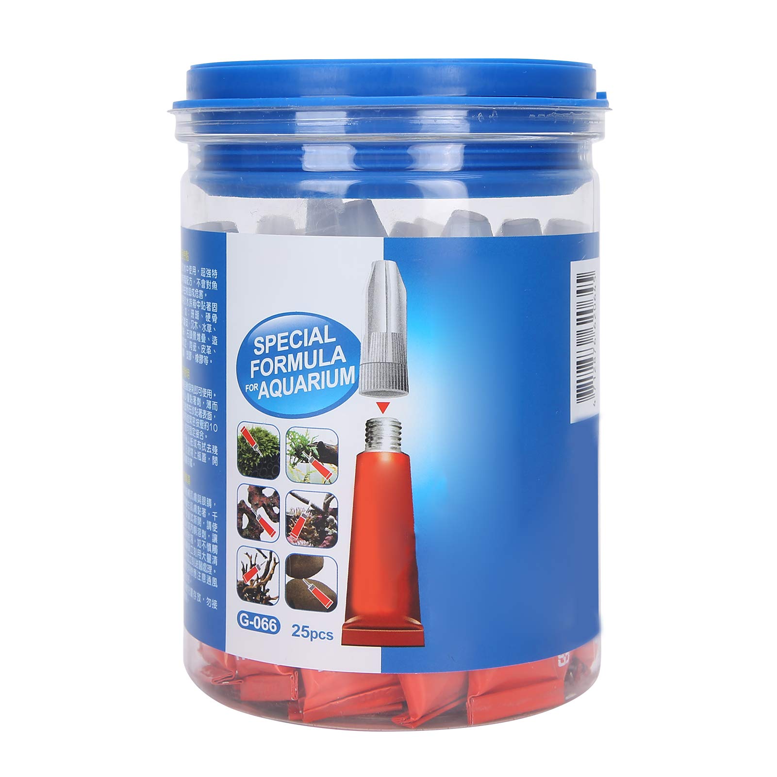 Adhésif instantané pour plantes d'aménagement paysager d'aquarium, 25 pièces, colle instantanée, accessoire pour Aquarium