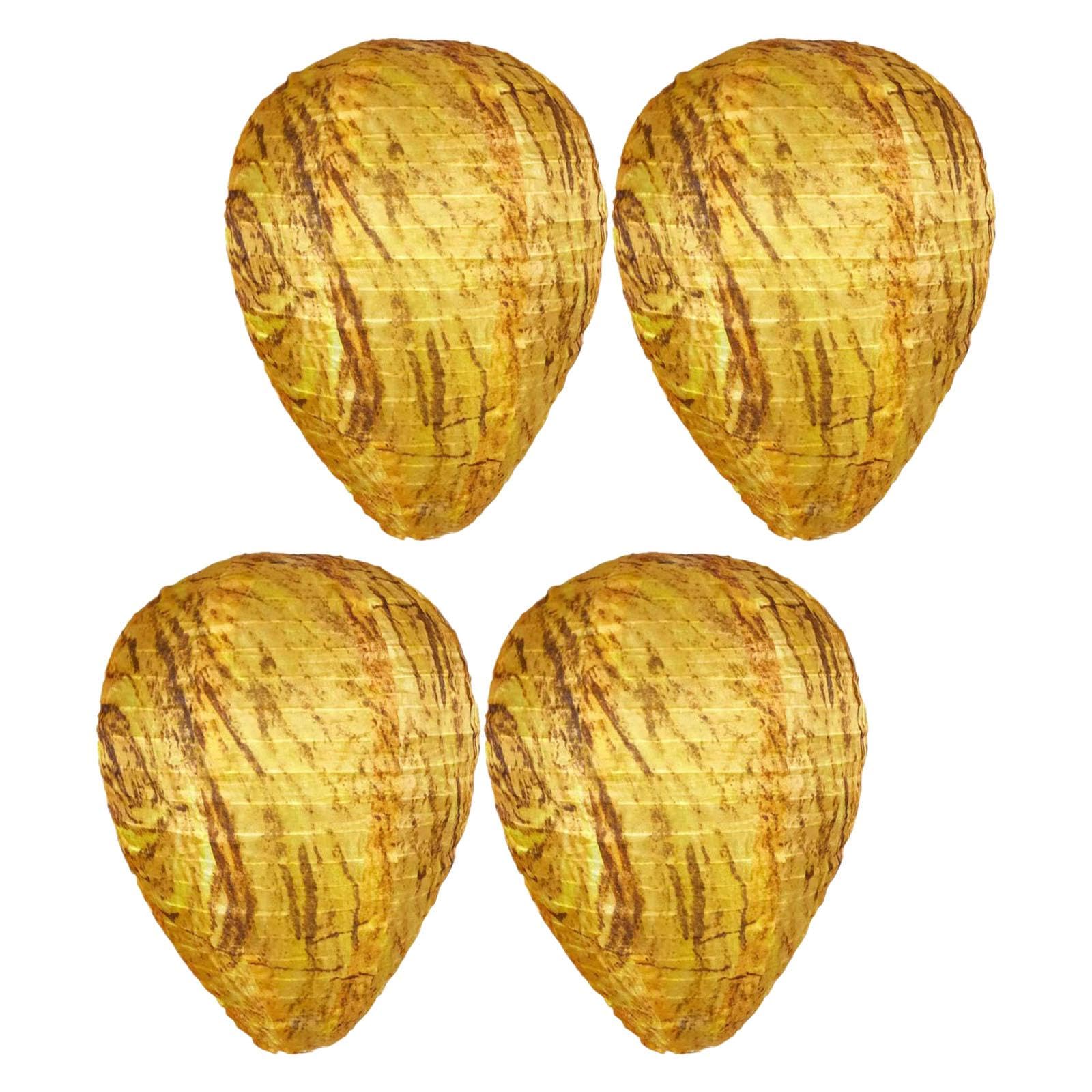 4X Paper Bee Nest Decoy Hanging Imitation Bee Nest for Yellow Jackets Garden | Yard, Garden & Outdoor Living | Gardening Supplies | Weed & Pest Control | Other Weed & Pest Control