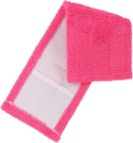 Veemoon Accesorios de limpieza, trapeador plano de microfibra para trapeador plano, almohadilla de repuesto de microfibra para trapeador de