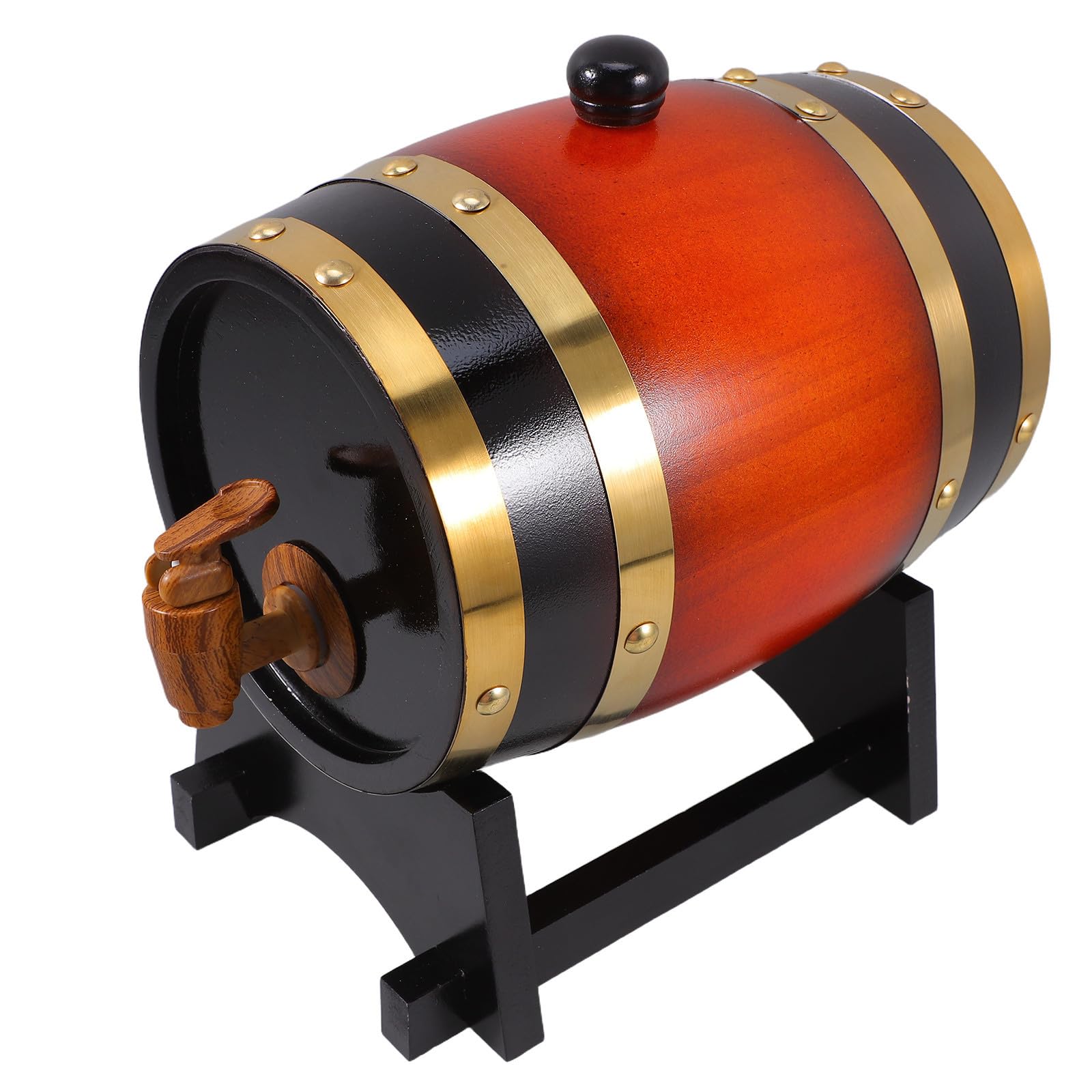 OSALADI Barril de Madera con Soporte y Grifo para Bebidas