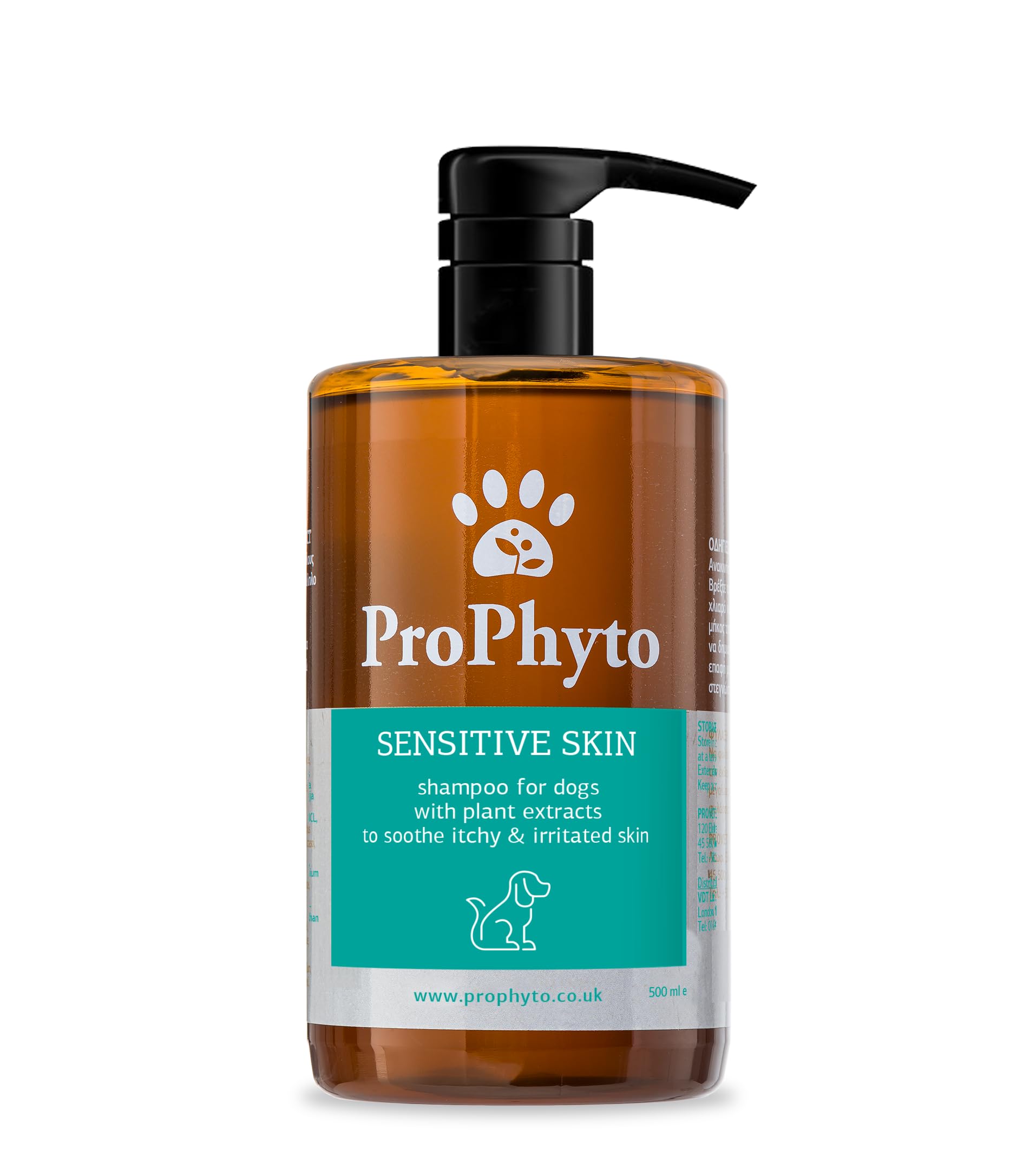 ProPhyto SENSITIVE SKIN Liquid Shampoo with Plant Extracts for Dogs, 500ml