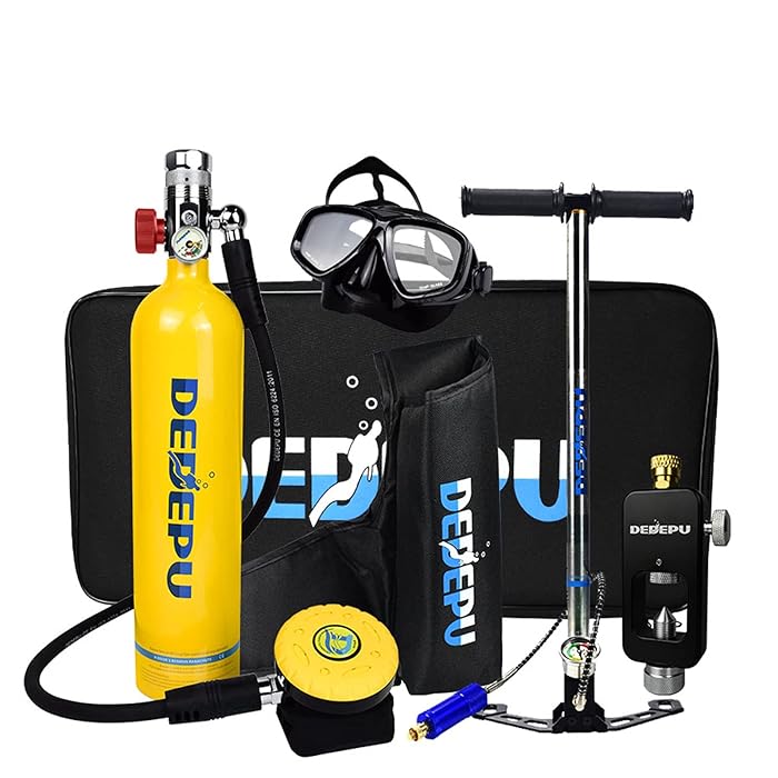 Buy DEDEPU S5000 Scuba Tank 1L Mini Scuba Cylinder High Pressure Air