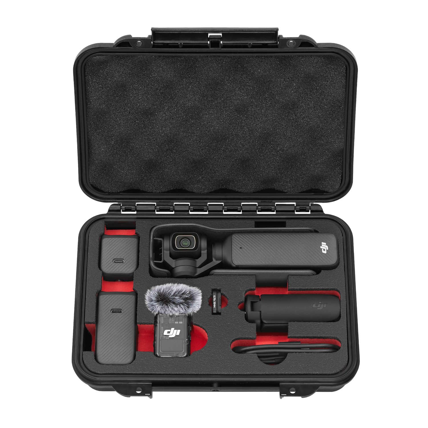 TOMcase Étui pour DJI OSMO Pocket 3 Creative Combo et de Nombreux Accessoires, étui étanche pour l'extérieur - Made in Germany