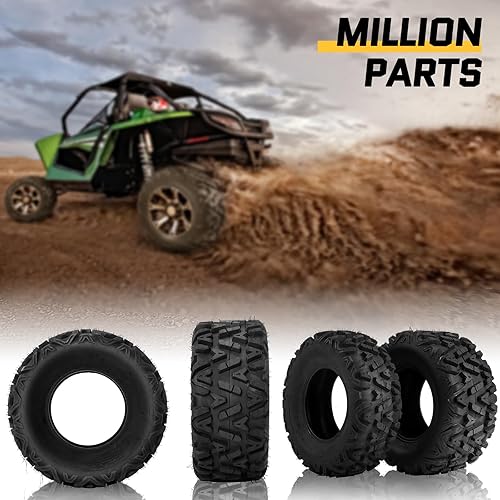 Miniatura 7 de Neumáticos ATV UTV 27x9-12 delanteros y 27x11-12 traseros 6PR Deep Mud 27x9x12 27x11x12 Sport All Terrain Neumáticos sin cámara Juego de 4