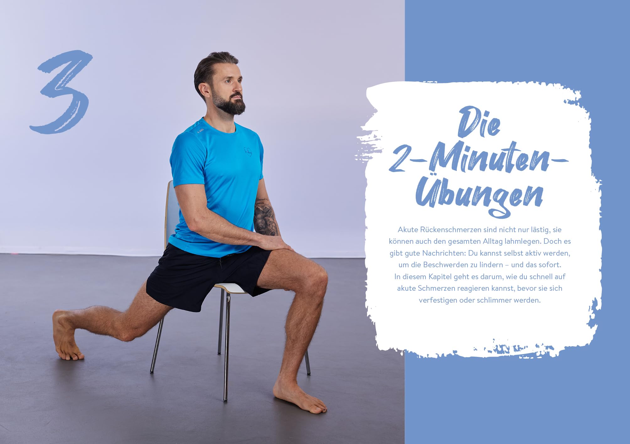 SOS, ich habe Rücken: In nur 2 Minuten einfach und effektiv Schmerzen lindern und Verspannungen lösen | 50 Übungen für unteren und oberen Rücken, Lendenwirbelsäule, Schultern, Nacken, Bandscheiben