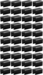 20/40 piezas - Protector de patas de silla rectangular antideslizante antiarañazos silicona PVC - para muebles, silla de oficina, mesa comedor