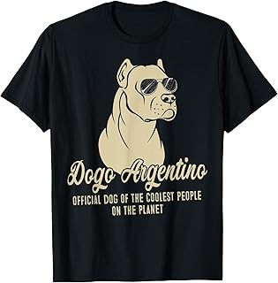 Retro Vintage Dogo Argentino Dog Official Dog On The Planet Men Women Girls Kids T-Shirt