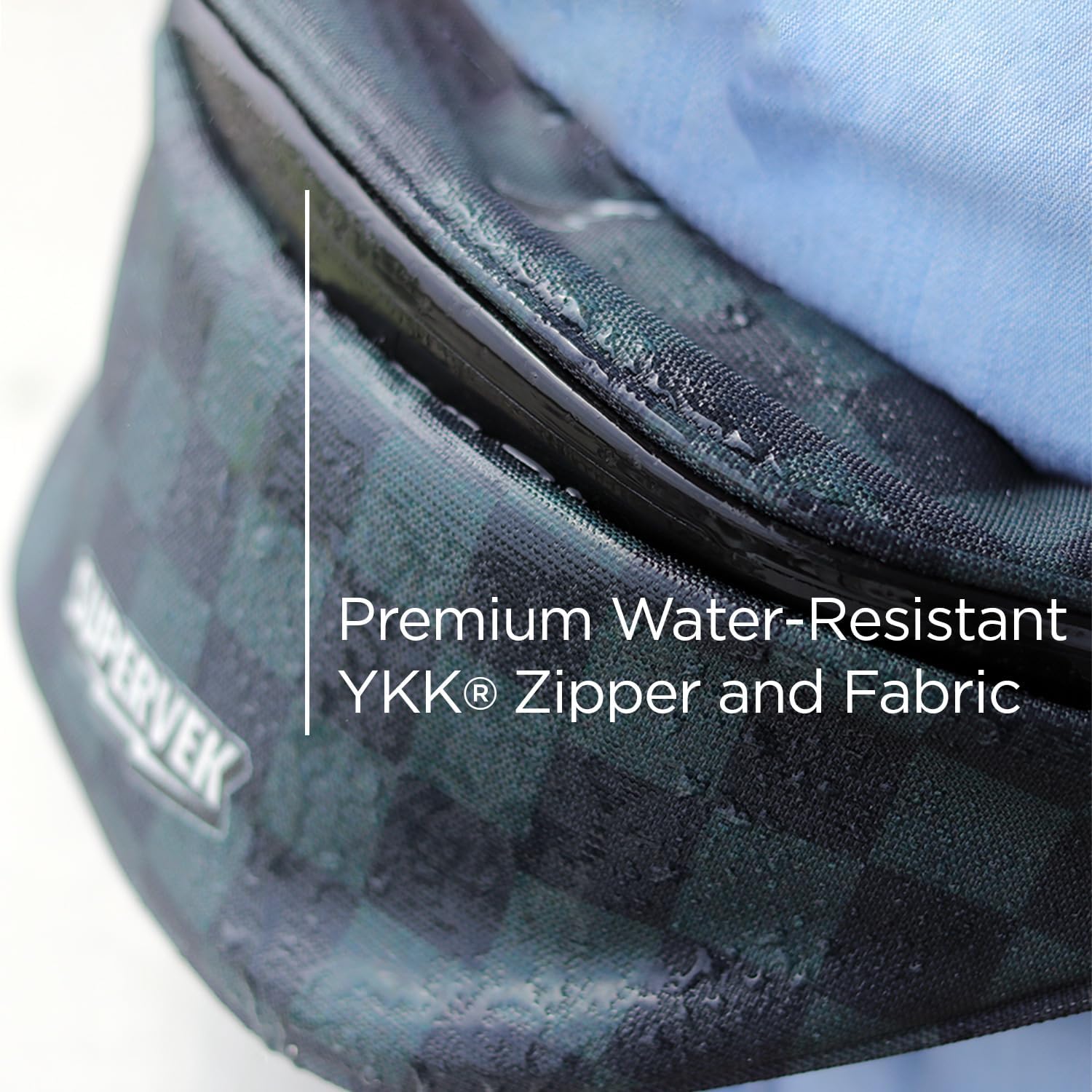 SUPERVEK PRO Fanny Pack for Men Women - YKK Waterproof Zipper & Fabric, Crossbody Bag Waist Pack, Belt Bag for Travel Running Outdoor Hiking Cycling - Carry Any Phone, Wallet - Bandana - Image 5