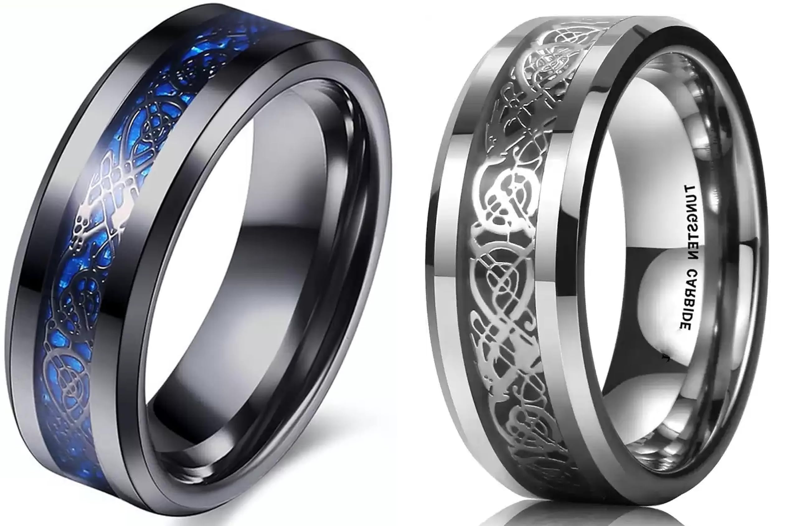 iga collection Combo Silver & Blue Dragon Ring M2-picture-13