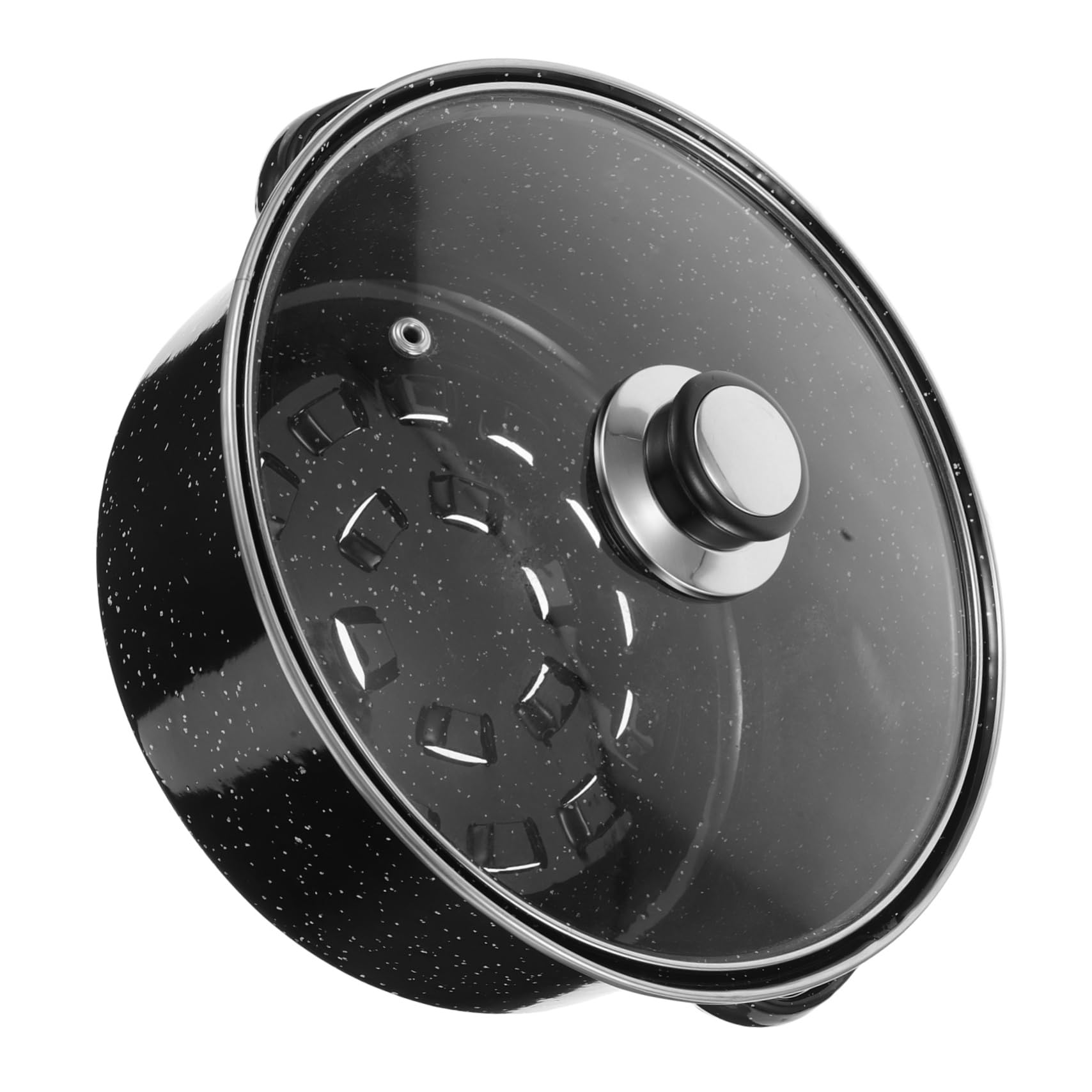 Ciieeo Grill Pans for Stove Tops Cast Iron Cookware Cooking Pot Enamel Frying Pan Versatile Design for Meat Vegetable Cooking