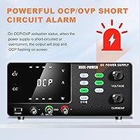 Vista 4 de NICE-POWER Fuente de alimentación de CC variable, 15V 30A 450W de conmutación de alta potencia Fuente de alimentación de banco regulada de CC