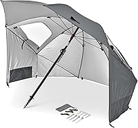Vista 13 de Sport-Brella Premiere XL UPF 50+ Refugio Paraguas para Protección contra el Sol y la Lluvia