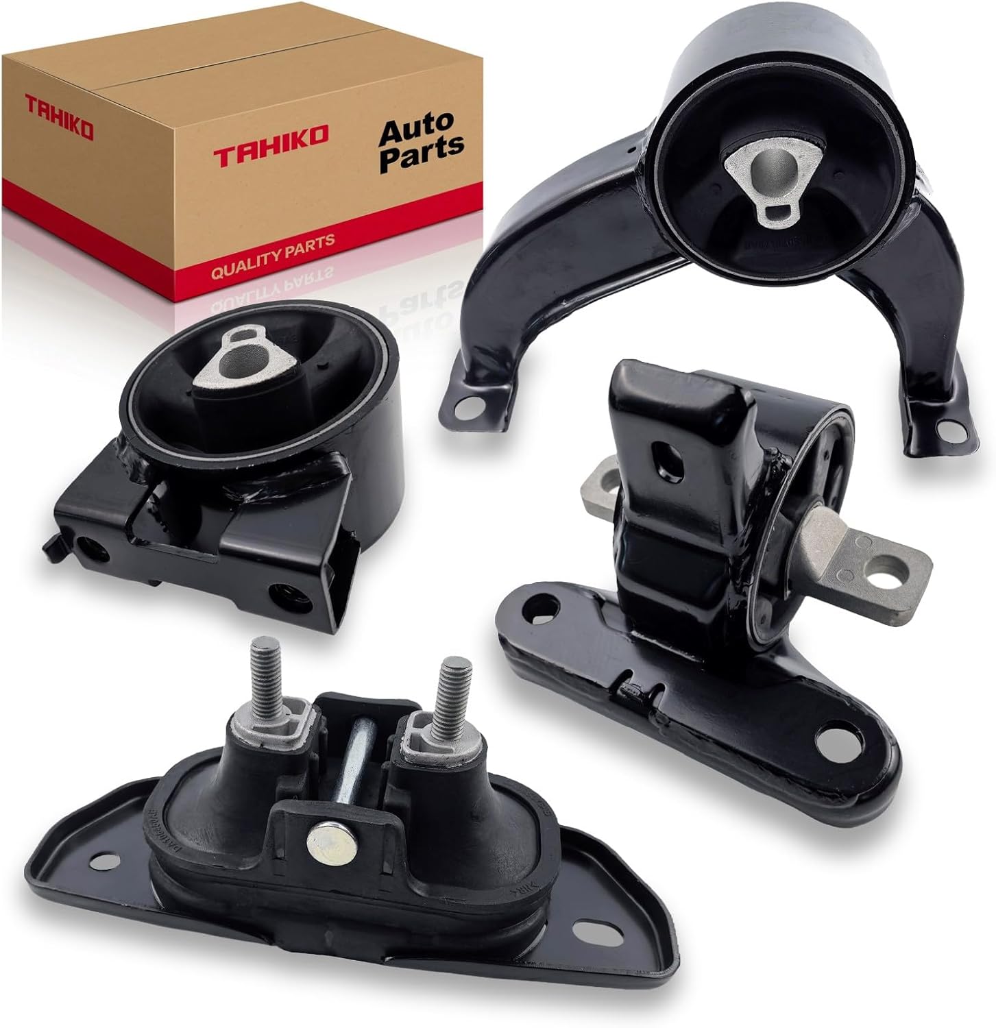 4PCS Engine Motor & Trans Mount Set Compatible with 2011-2014 Chrysler 200 2.4L 2007-2010 Chrysler Sebring 2008-2014 Dodge Avenger 2.4L 2.7L 3.5L for A5420 A5443 A5465 A5469 3168 3155 3152 3167