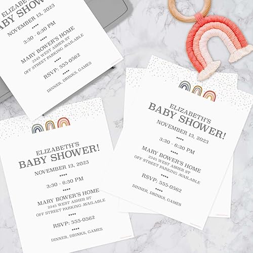 Miniatura 10 de Bumble Bee - Papel con membrete de abeja, 50 hojas, 8.5 x 11 pulgadas, papel decorativo para todas las ocasiones, papel decorativo para aula, baby