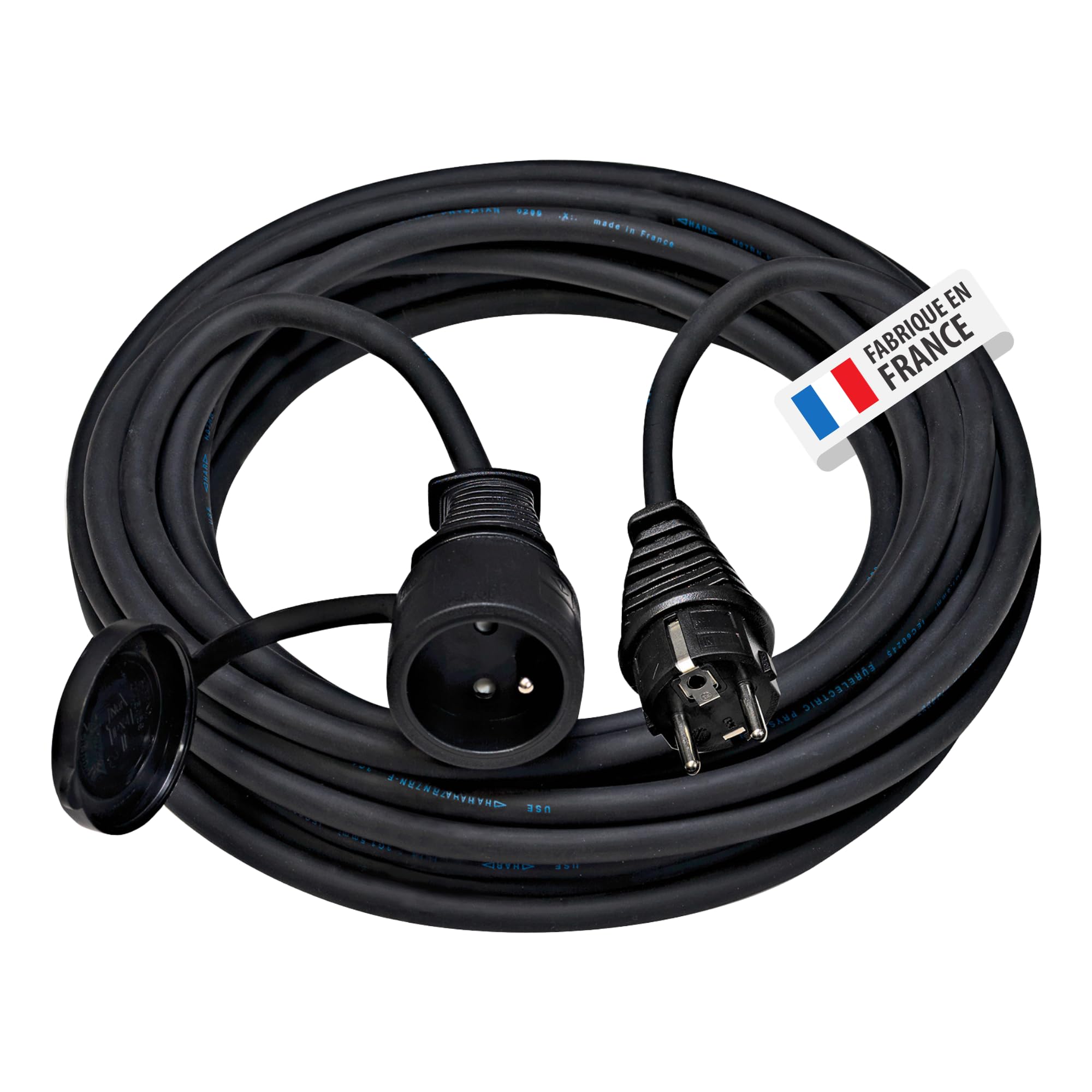 Brennenstuhl 1168421 Pro 16 ip44 Cable de extensión a/230 V 25 m H07RN-F 3 G2.5 Negro