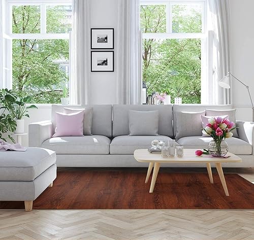 Miniatura 8 de Sorbus Losetas de suelo de madera veteada, esteras de espuma EVA entrelazadas, losetas de 38" de grosor para suelos de madera, esteras de ejercicio