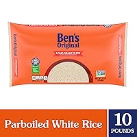 Vista 3 de BEN'S ORIGINAL Arroz blanco enriquecido de grano largo, arroz hervido, bolsa de 10 lb