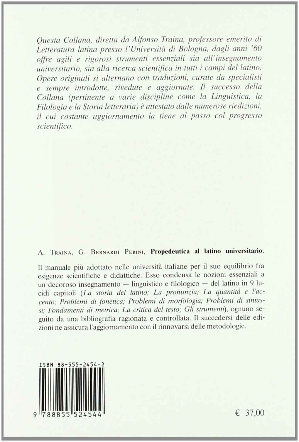 Propedeutica al latino universitario