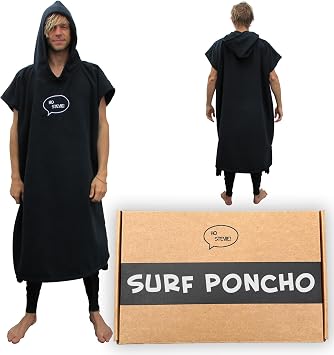 Ho Stevie! Surf Poncho - Warm and Soft - Easily Change in/Out of Wetsuit Without Towel Falling Down