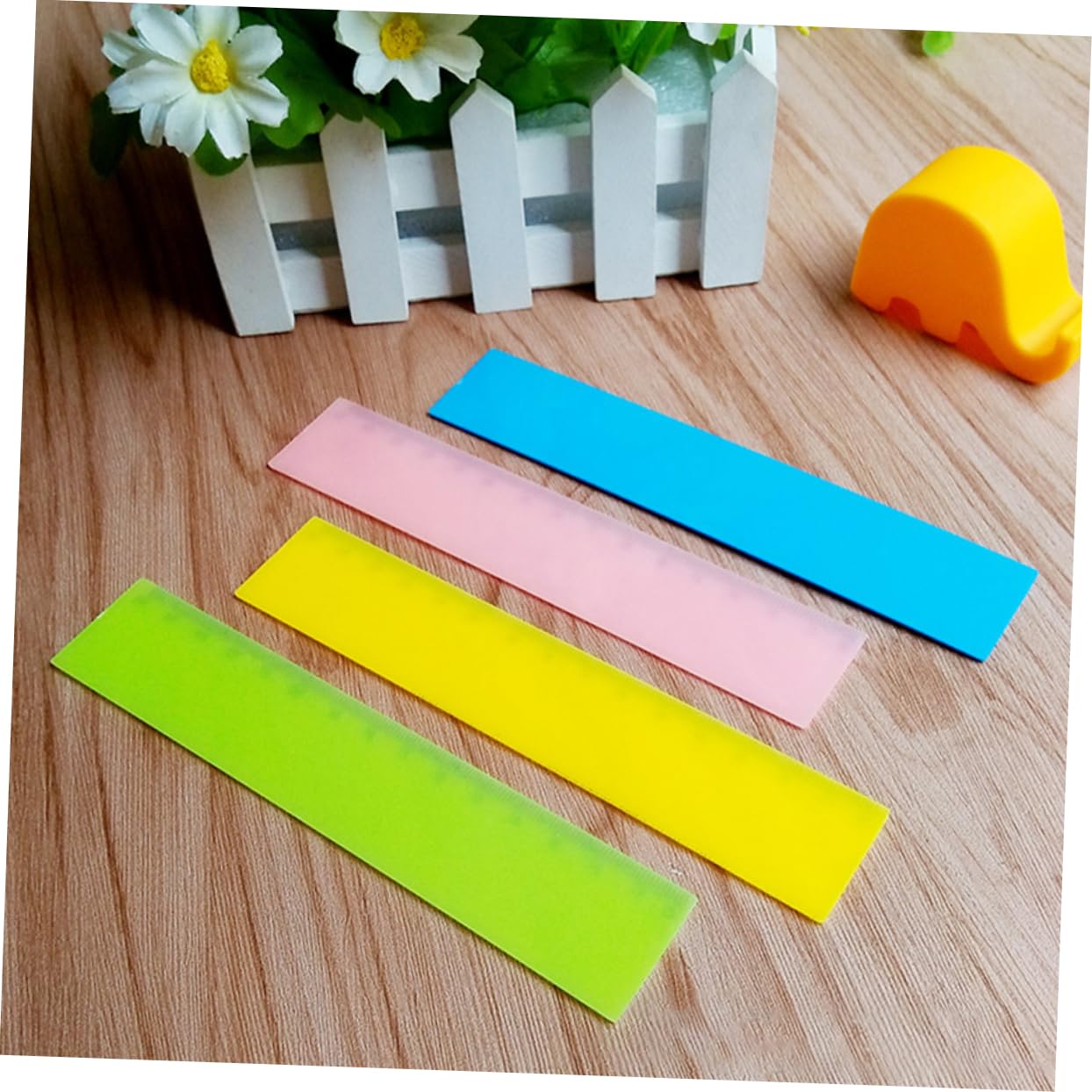 Uonlytech 5 Set Righello Colorato Governate Sovrani Portatili Sovrano Trasparente Sovrano Studente Righelli Colorati Degli Studenti Governante Della Scuola Plastica 25 Pezzi * 5