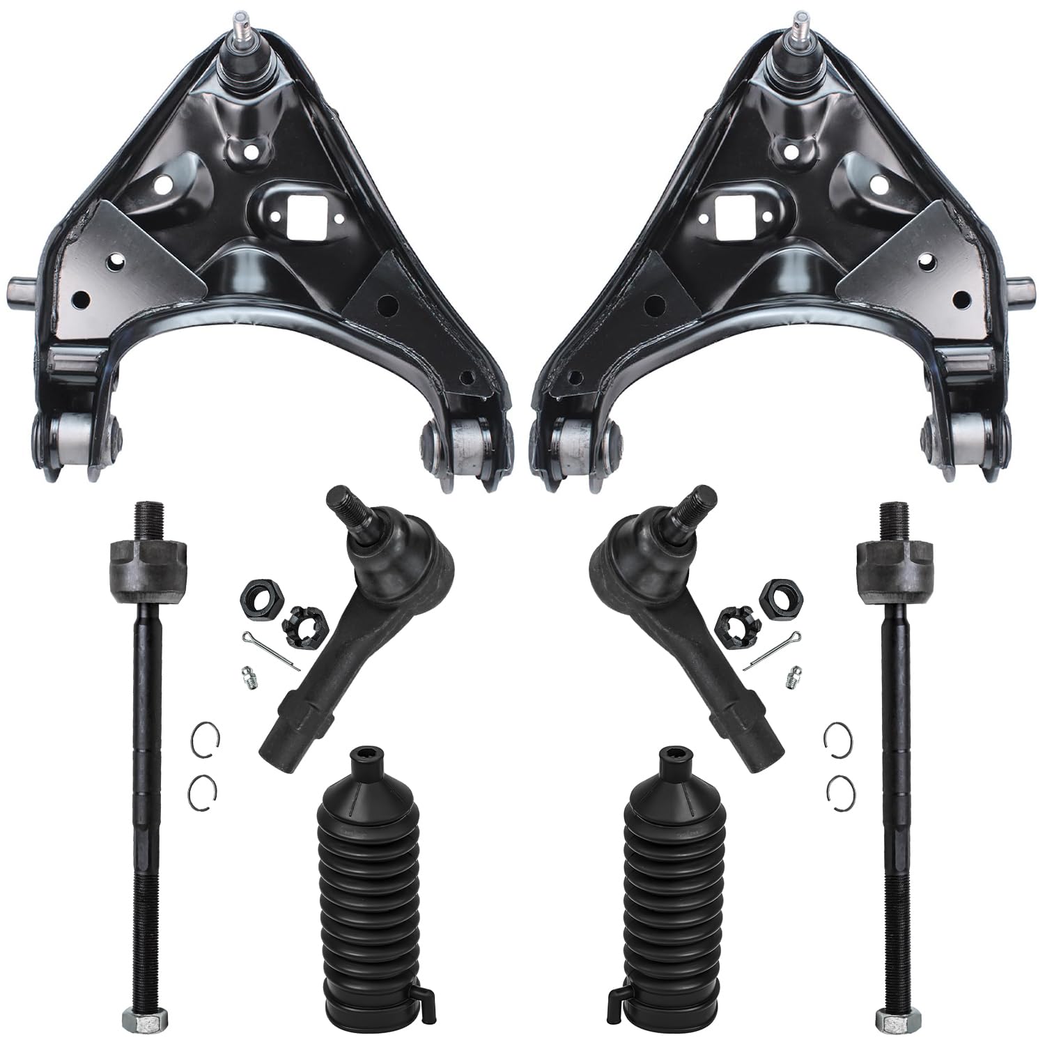 Detroit Axle - 8pc Front Lower Control Arms Kit for Ford Ranger Explorer