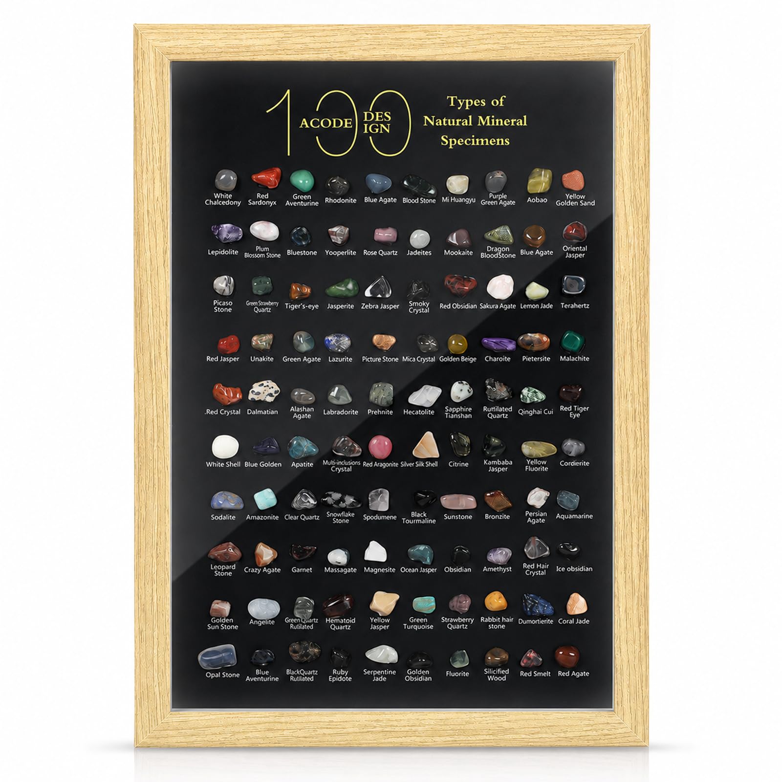 Zestaw kamieni szlachetnych, 80/100 minerałów, kamienie szlachetne, naturalne kryształy, kolekcja kamieni szlachetnych, poszukiwanie skarbów, dekoracja domu, upominek, zestaw prezentów dla gości (100